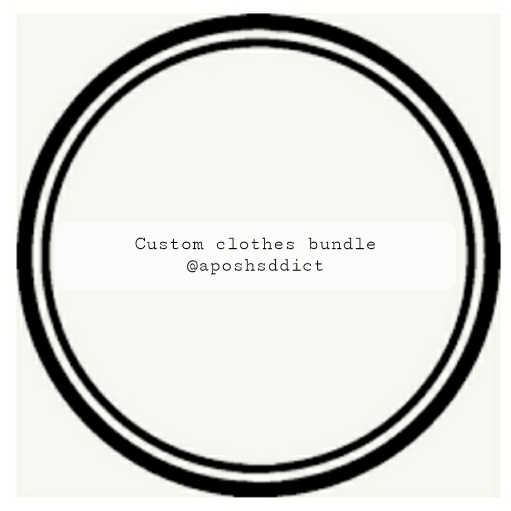 Custom clothes bundle